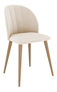 Jedálenská stolička Sisi (natural + krémová)