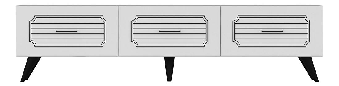 TV stolík/skrinka Lisapu (biela) 