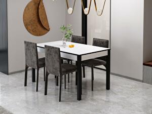 Jedálenský stôl Sutopa 2 (biela) (pre 4 osoby)