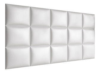 Čalúnený nástenný panel Pazara 40x30 cm (ekokoža soft 017 (biela)