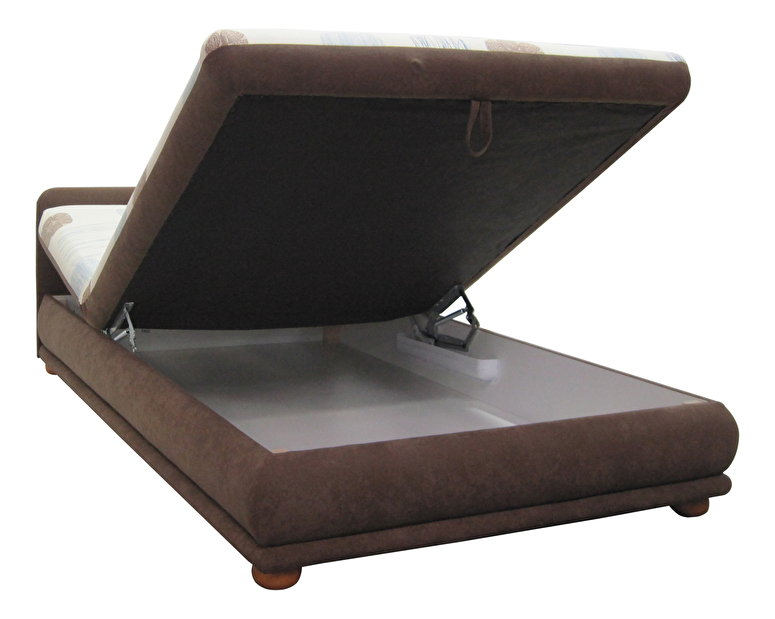 Jednolôžková posteľ 120 cm BRW MACRO FKFBK hnedá