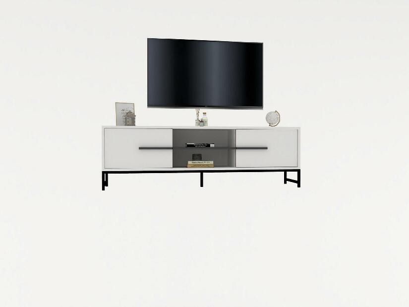 TV stolík/skrinka Valobe 1 (biela) 