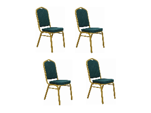 Set 4 ks. jedálenských stoličiek Zoni (zelená) *bazár