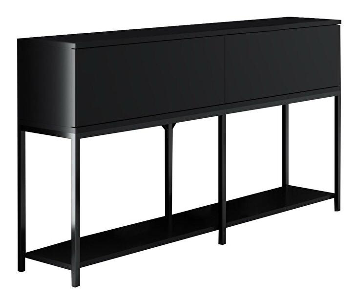 Konzolový stolík Vibubi 1 (čierna) 