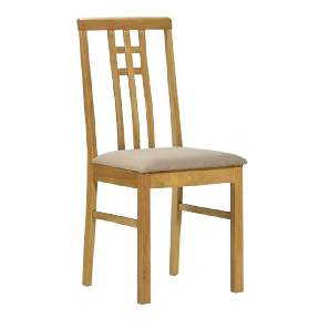 Jedálenská stolička Sylris (dub sonoma + krémová) *bazár