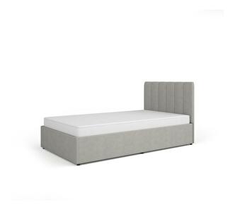 Manželská posteľ 120 cm Mossana MO12 (sivá) (s roštom) (s úl. priestorom)