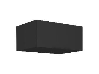Horná kuchynská skrinka Sobera 80 NAGU 36 1F (čierna) 