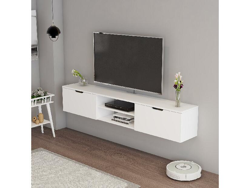 TV stolík/skrinka Lenive 2 (biela) 