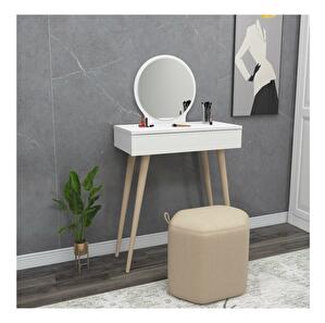 Toaletný stolík Doneda (biela) 