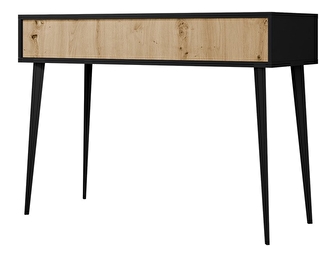 Konzolový stolík Oksawi 1SZ (dub artisan+ čierna) *výpredaj