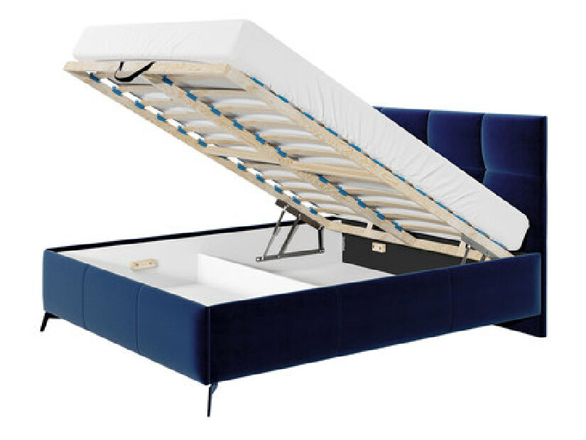 Čalúnená posteľ s kontajnerom Mirjan Waverly (140x200) (Fresh 11)