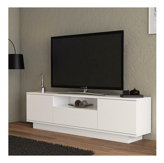 TV stolík/skrinka Luvesu (biela) 