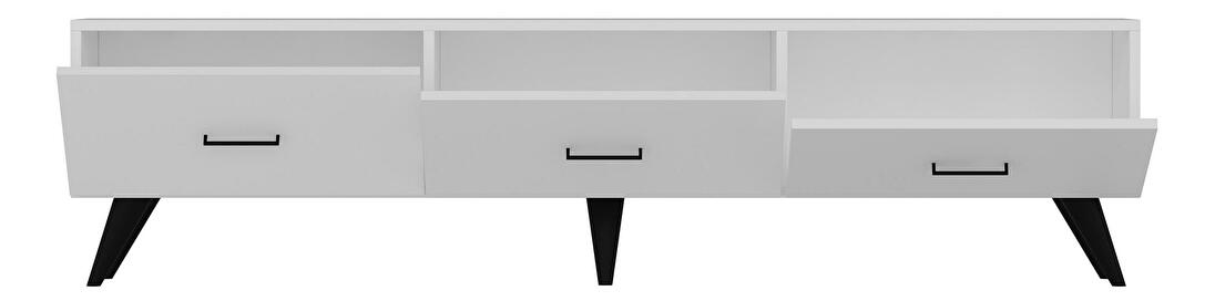 TV stolík/skrinka Pemuke (biela) 