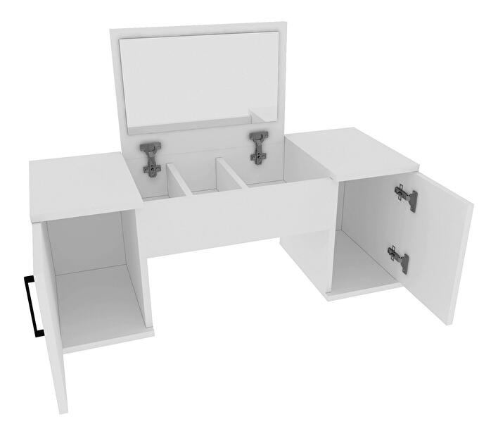 Toaletný stolík Lumami 2 (borovica atlantická + čierna) 