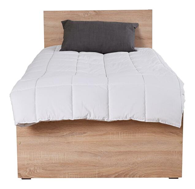 Jednolôžková posteľ 90 cm Vobima 1 (dub sonoma) (s roštom)