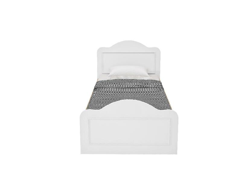 Jednolôžková posteľ 90 cm Lalipe (biela) (s roštom)