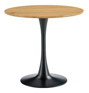 Jedálenský stôl Roventona (dub + čierna) (pre 4 osoby)
