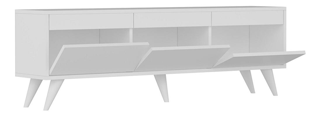 TV stolík/skrinka Siluke (biela) 