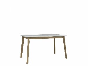 Stôl Harry 80 x 140+180 VII (biela + dub sonoma)