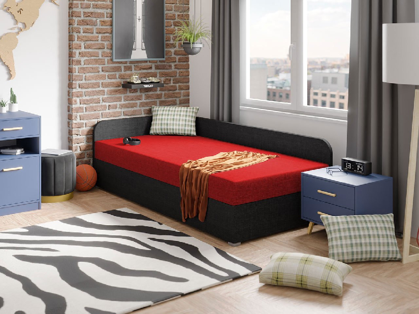 Jednolôžková posteľ Raphael (Lux 23 + Lux 14) (L)