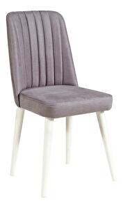 Jedálenská stolička Nitesu 1 (biela + sivá) 