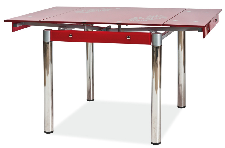 Jedálenský stôl Alnitak (červená) (pre 4 osoby)