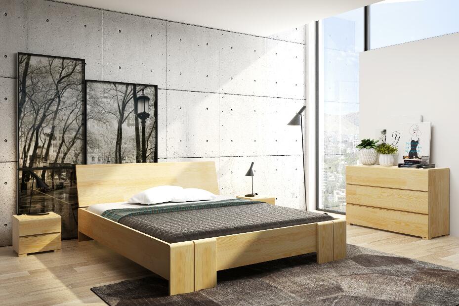 Manželská posteľ 180 cm Naturlig Galember Maxi (borovica) (s roštom)