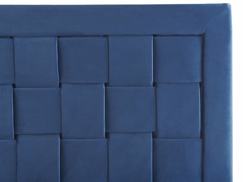 Manželská posteľ 140 cm Linux (modrá)
