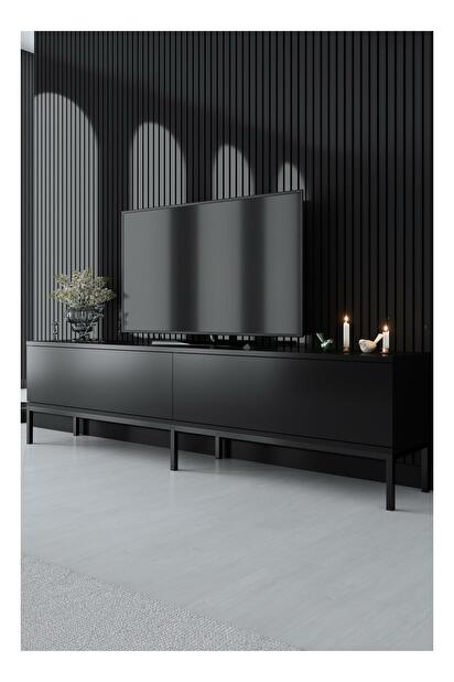 TV stolík/skrinka Vibubi 2 (čierna) 