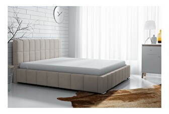 Čalúnená posteľ s úložným priestorom Mikael (140x200) (Rico 1)