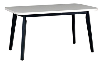 Stôl Harry 80 x 140+180 VI (biela L) (čierna)