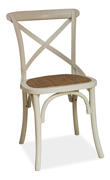 Jedálenská stolička Lars (biela)