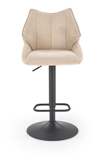 Barová stolička Halmark (čierna + béžová)