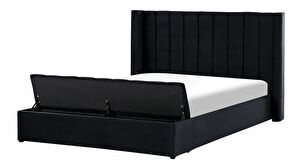 Manželská posteľ 180 cm Noya (čierna)