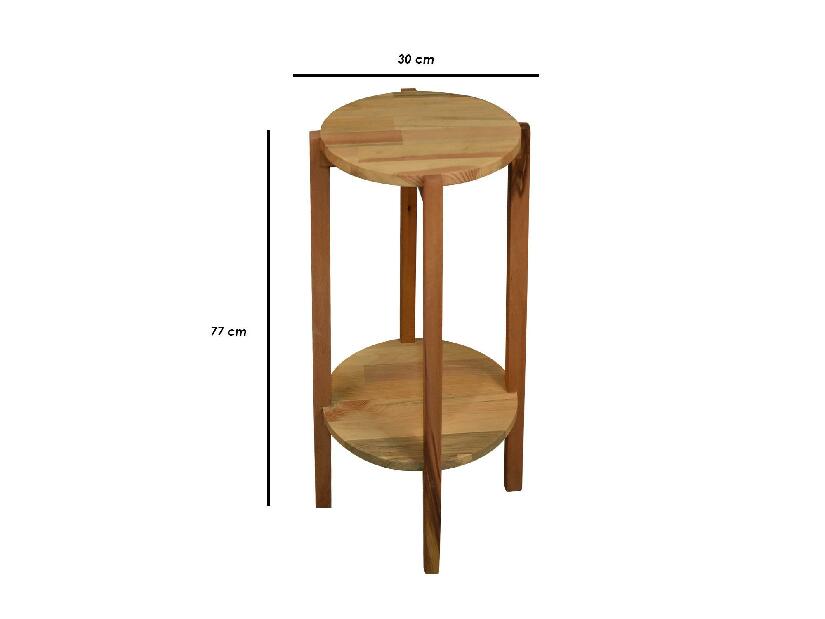 Príručný stolík Misamu (buk + borovica) 