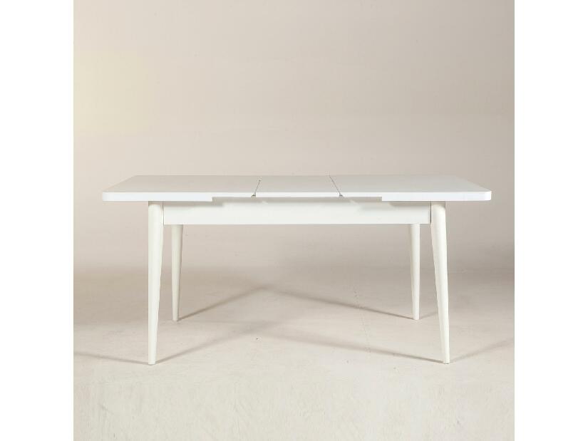 Rozkladací jedálenský stôl Nidupo 1 (biela) (pre 4-6 osôb)