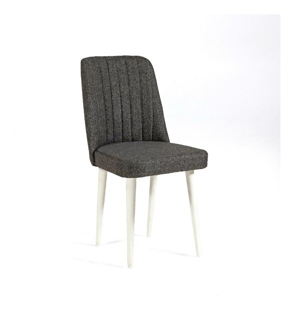 Jedálenská stolička Nidupo 4 (biela + antracit) 
