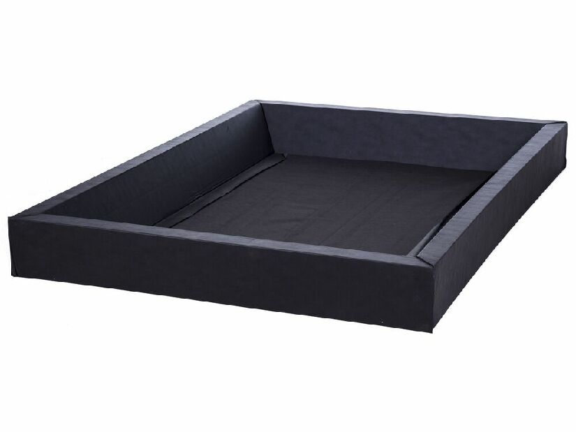 Manželská vodná posteľ 180 cm Anais (čierna) (s roštom a matracom)