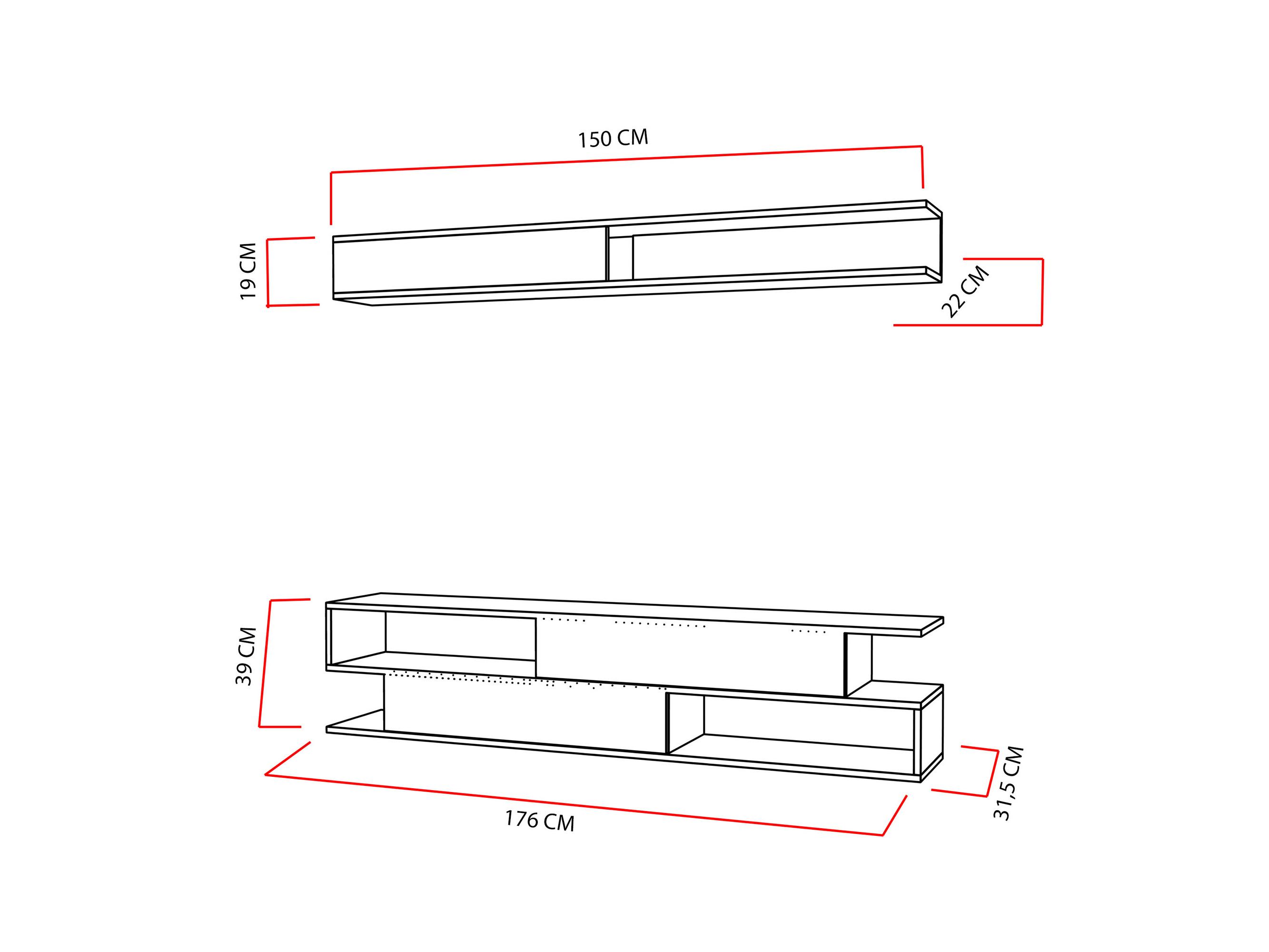 Obývacia stena Simpsonic (biela + čierna) 