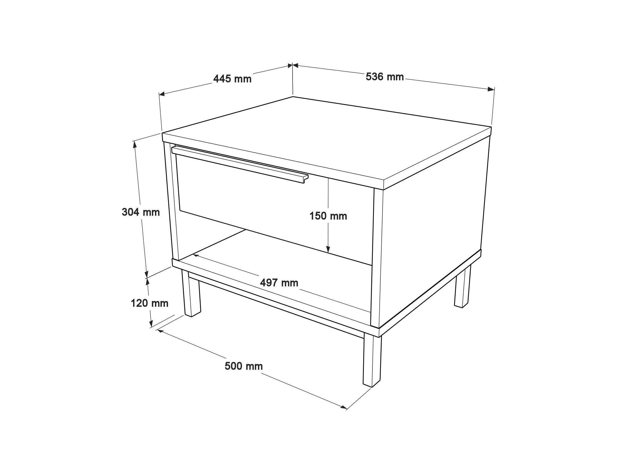 Jednolôžková posteľ s nočným stolíkom 90 cm Onnie 22 (orech + dub) 