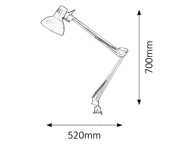 Stojanová lampa Arno 4214 (biela)