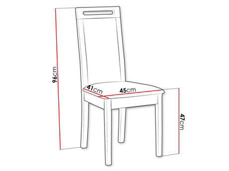 Set 2ks čalúnených jedálenských stoličiek Heven VI (čierna + tmavosivá) *výpredaj