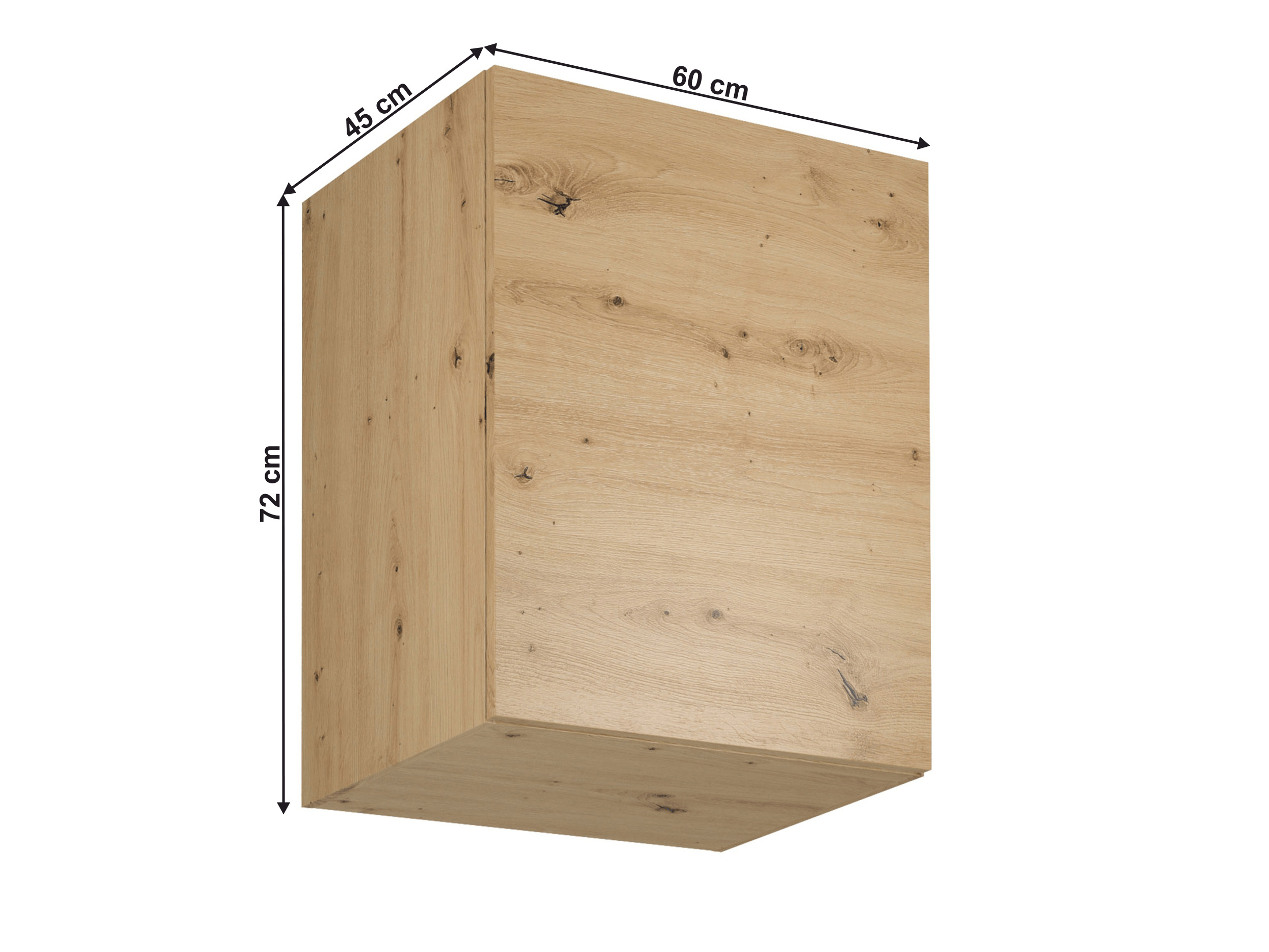 Horná kuchynská skrinka G60G Langari (dub artisan) (L)