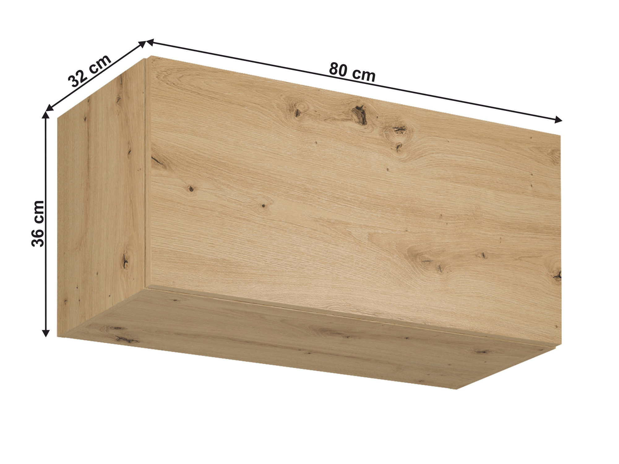 Horná kuchynská skrinka G80K Langari (dub artisan)