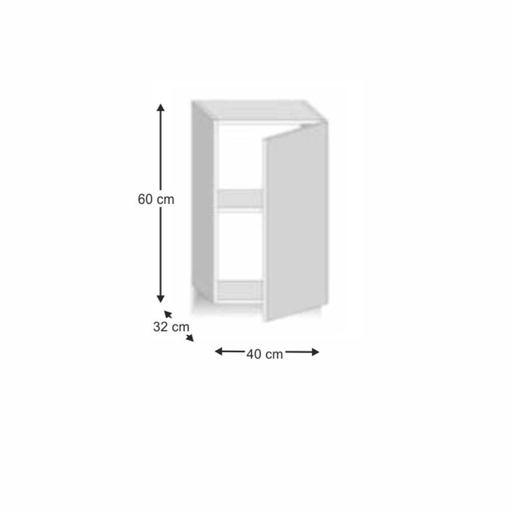 Horná kuchynská skrinka Lorena G 40