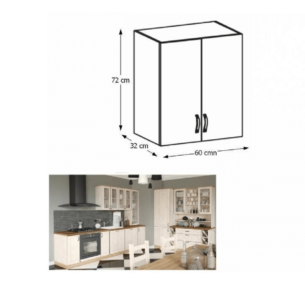 Horná kuchynská skrinka Regnar G60