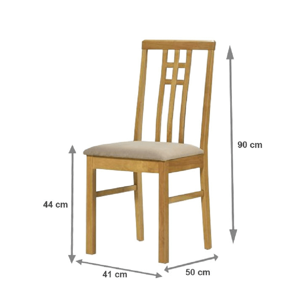 Jedálenská stolička Sylris (dub sonoma + krémová)