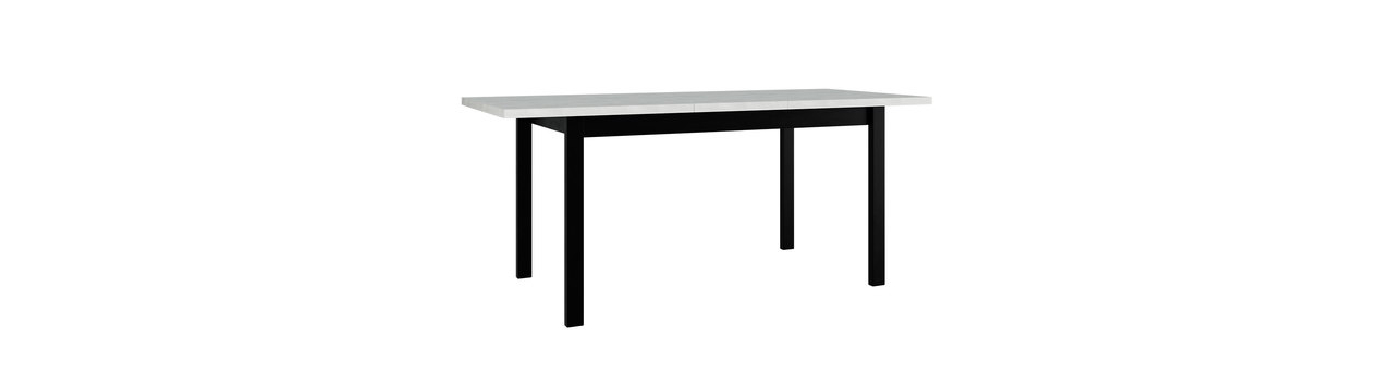 Rozkladací jedálenský stôl 140 cm Deasal 80 x 140/180 II (biela) (pre 6-8 osôb)