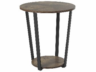 Príručný stolík Oriza (tmavé drevo)